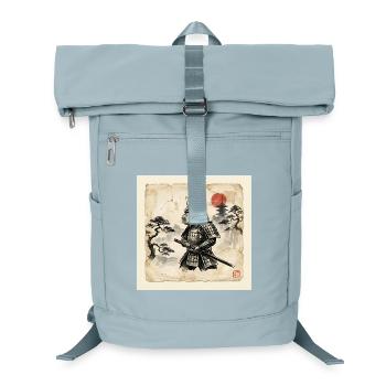 Capybara Samurai Japanese Warrior - Laptop Backpack - ice blue - Front