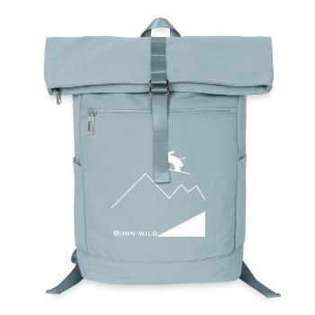 Born Wild - Laptop-Rucksack  - Eisblau - Vorne