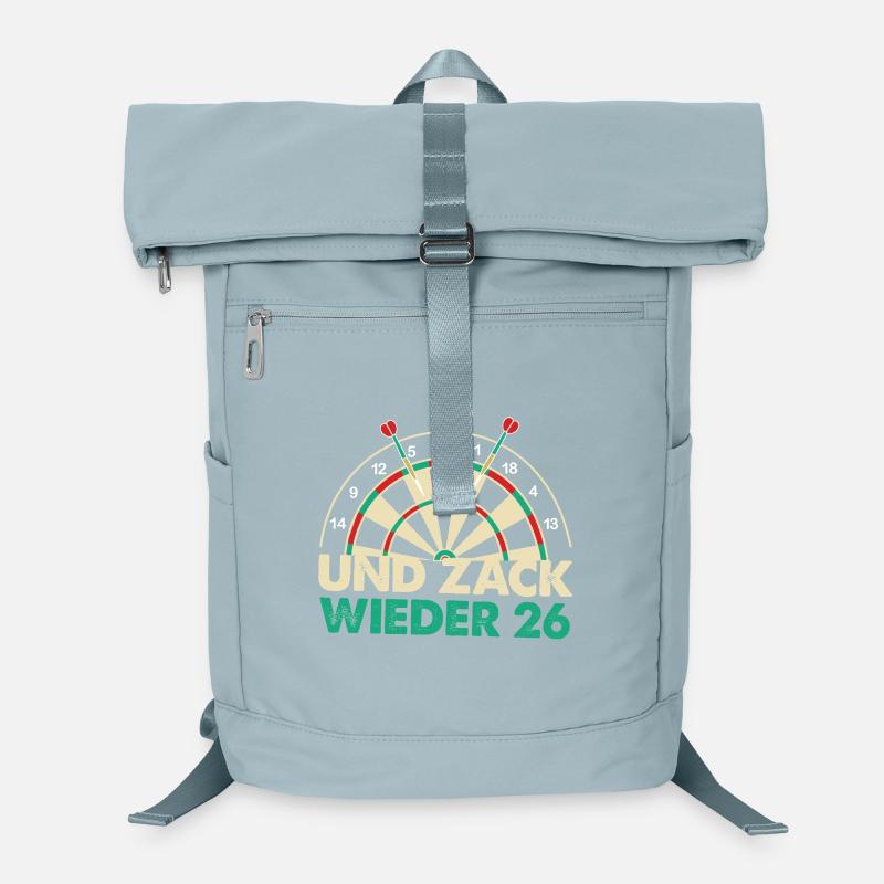 Und Zack Wieder 26 Dartboard Design Laptop-Rucksack 
