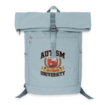Autism University - Funny Gen Alpha Memes - Laptop Backpack - ice blue - Front
