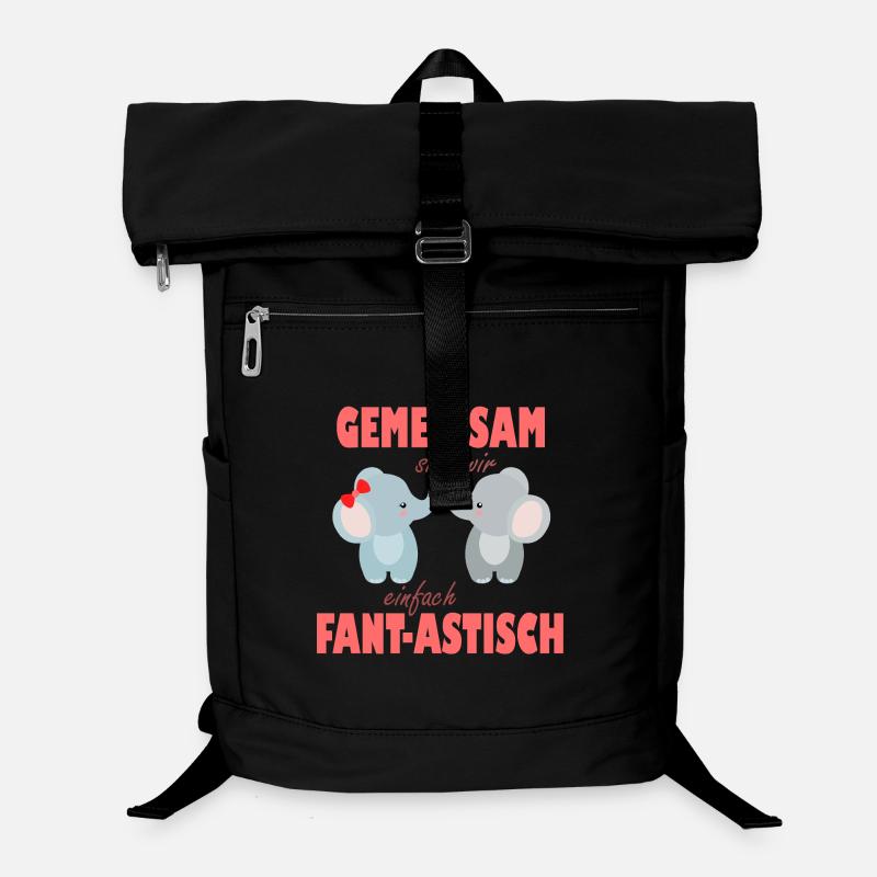 Together We Are Fantastic – Elephant Joy Laptop Backpack