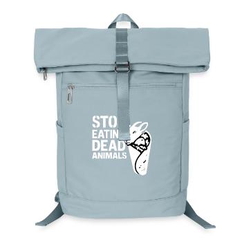 Stop Eating Dead Animals – Tierschutz - Laptop-Rucksack  - Eisblau - Vorne