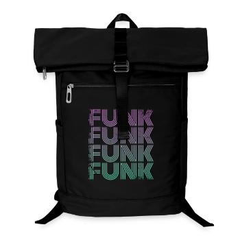 Funk Vintage - Laptop-Rucksack  - Schwarz - Vorne