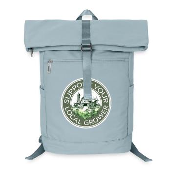 Support your local grower - Laptop-Rucksack  - Eisblau - Vorne