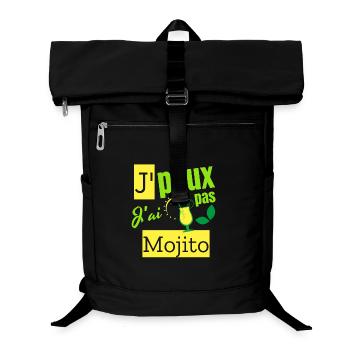 Je peux pas j’ai mojito - Sac à dos ordinateur - noir - Devant