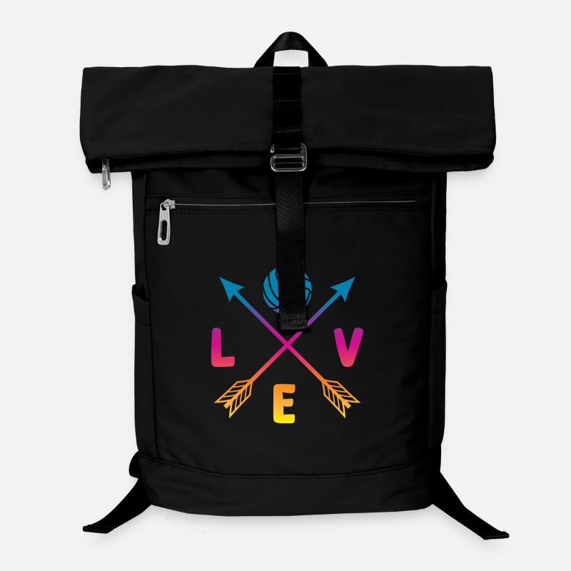 Volleyball Love Laptop-Rucksack 