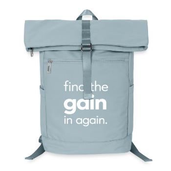 Find the Gain in Again - Laptop-Rucksack  - Eisblau - Vorne