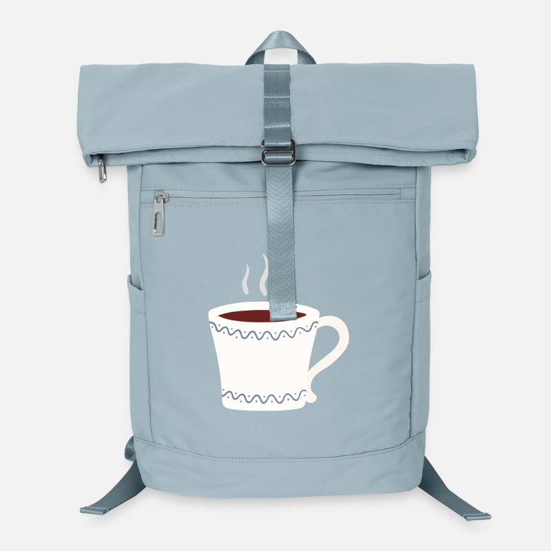 Tasse fumante avec garnitures Blue Wave Sac à dos ordinateur