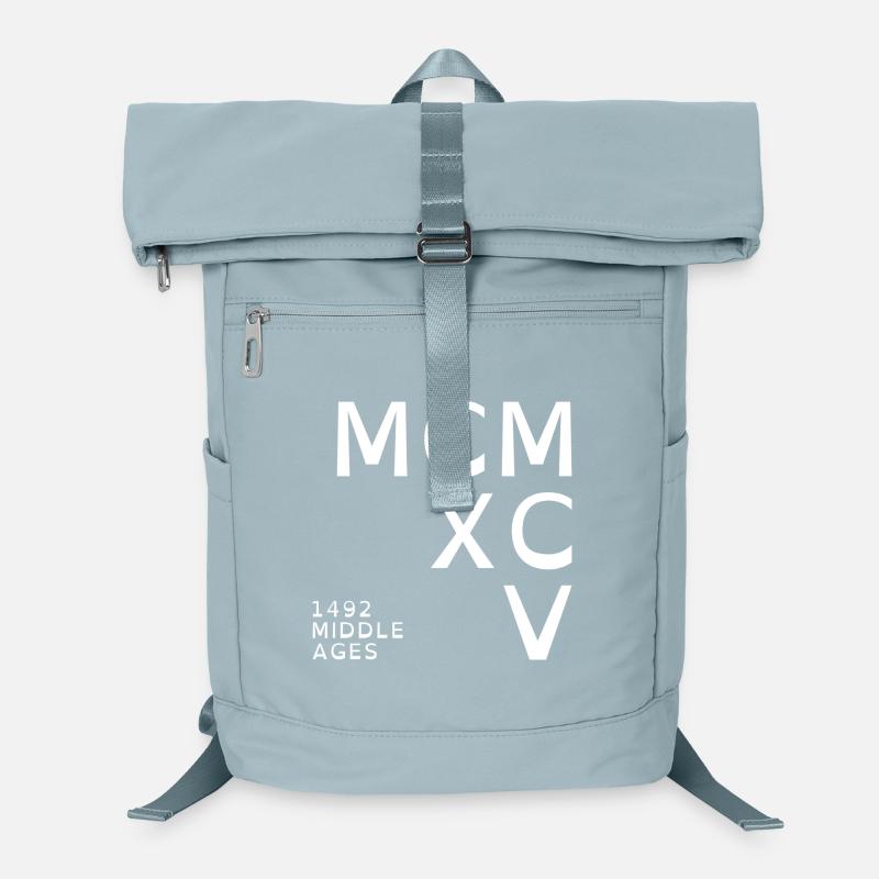 1995_COMPANY_white Laptop Backpack