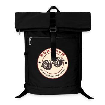 Salle de sport à domicile Sans abonnement obligatoire T-shirt - Sac à dos ordinateur - noir - Devant