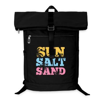 Été - Sable Salé de Soleil - Sac à dos ordinateur - noir - Devant