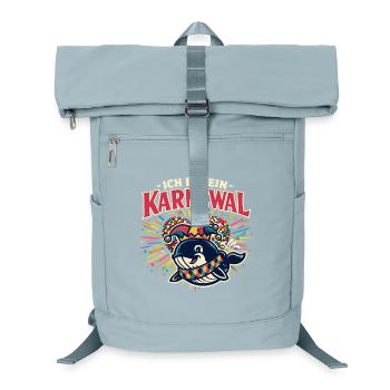 Cadeau d’anniversaire Carnaval 2026 Alaaf - Sac à dos ordinateur - bleu glacier - Devant