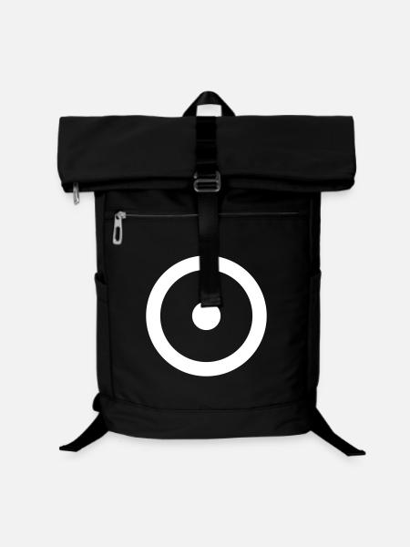 Joystick Minimal Blanc - Sac à dos ordinateur - noir