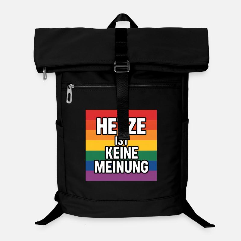 Hetze ist keine Meinung - Antifa Tee Laptop-Rucksack 