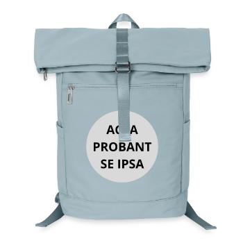 Acta probant se ipsa - Laptop-Rucksack  - Eisblau - Vorne