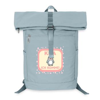first day of daycare - Laptop Backpack - ice blue - Front