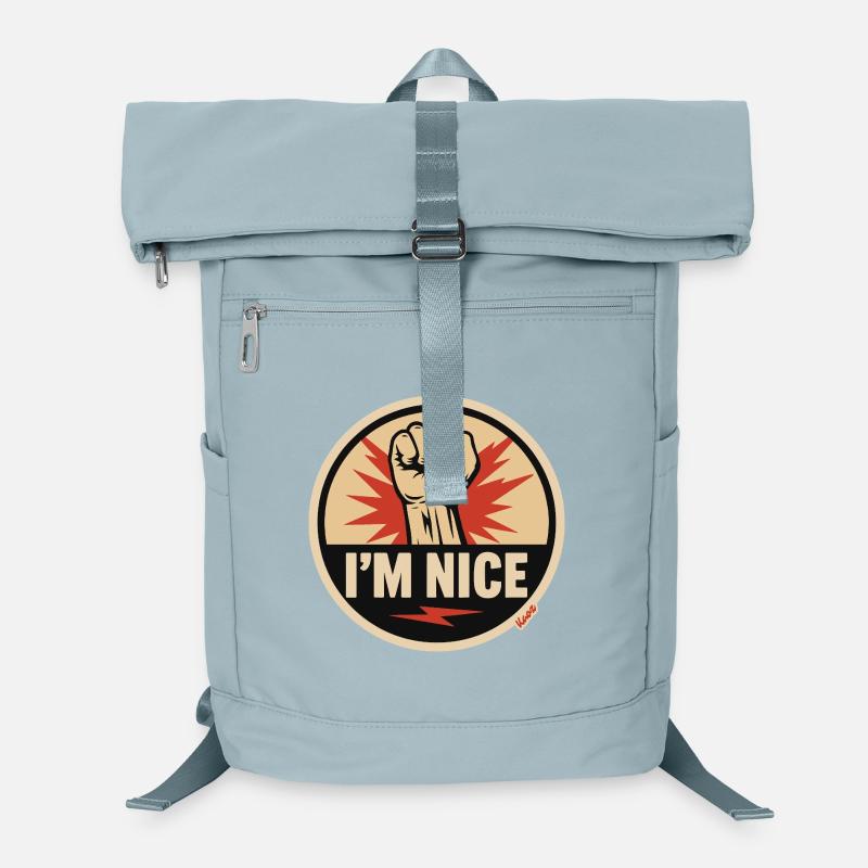 I'm Nice Fist Statement Laptop Backpack