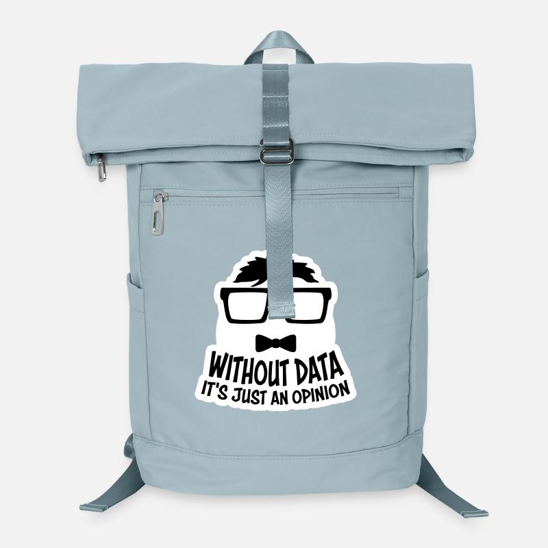 Without Data It's Just An Opinion Statistics Nerd Laptop Backpack