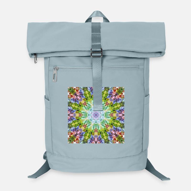 Kaleidoskop Blumenmandala Laptop-Rucksack 