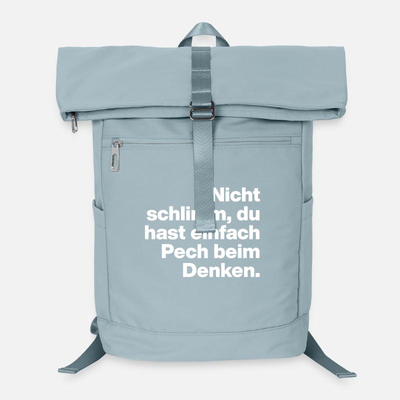 YOU JUST HAVE BAD LUCK THINKING. SARCASM GIFT Laptop Backpack