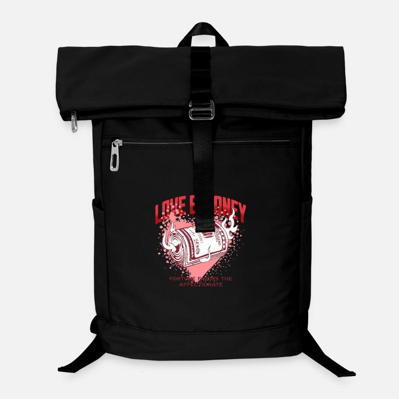Love and Money on Fire Laptop Backpack