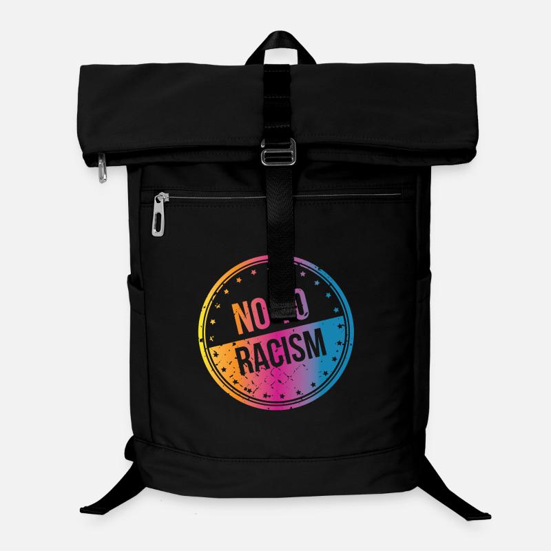 Non au racisme Sac à dos ordinateur