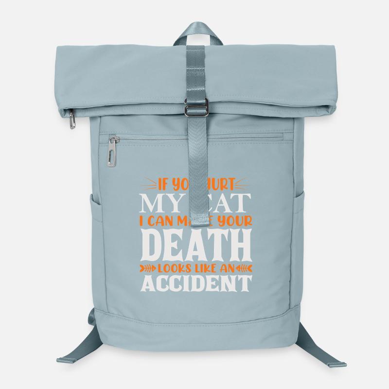If you hurt my cat Laptop Backpack