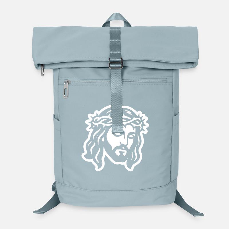 Jesus Christus Kopf Laptop-Rucksack 