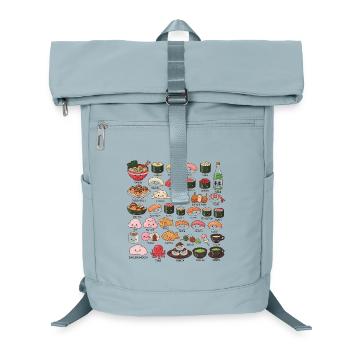 Japanisches Essen: Ramen, Wasabi, Tamago, Kawaii, Ota - Laptop-Rucksack  - Eisblau - Vorne