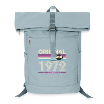 Originale Retro Limited Edition von 1972 - Laptop-Rucksack  - Eisblau - Vorne