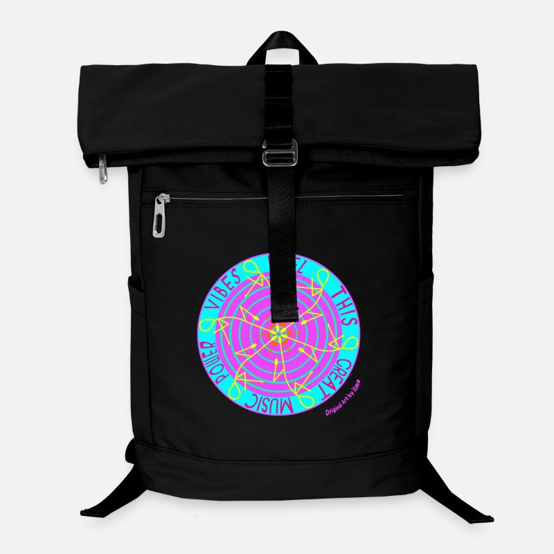 Music Vibes -Retro Vinyl Dance Laptop-Rucksack 