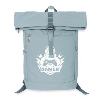 gamer_logo - Sac à dos ordinateur - bleu glacier - Devant