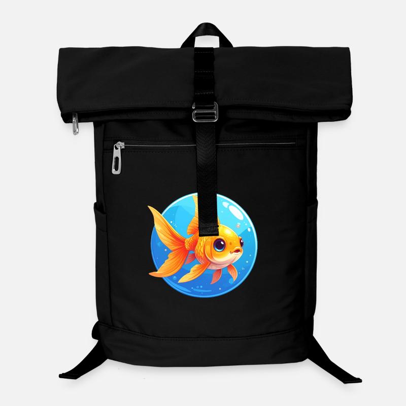 Goldfish - Laptop Backpack - black