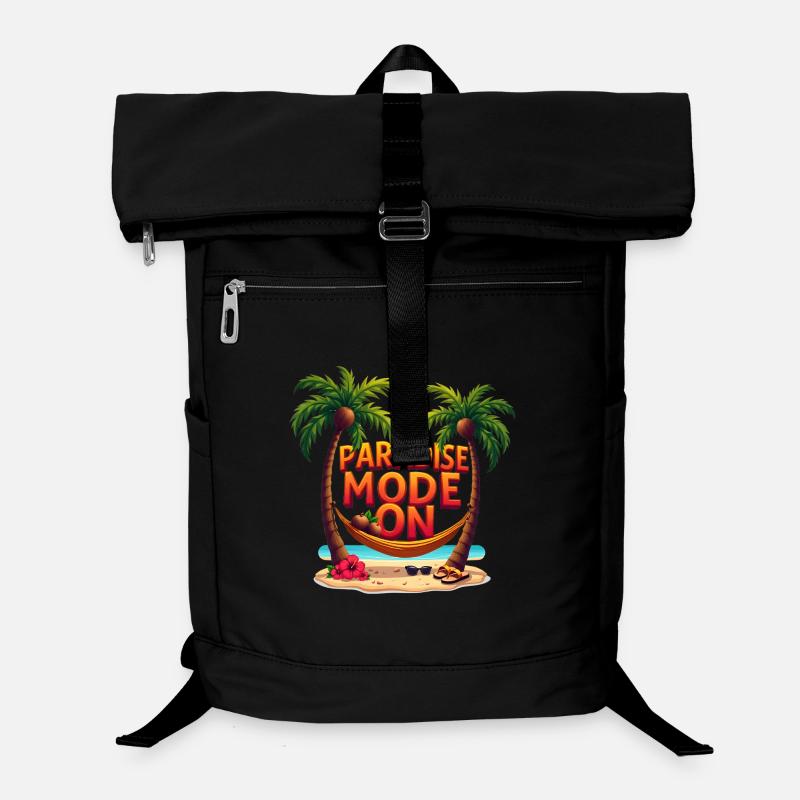 Paradise Mode On Laptop Backpack