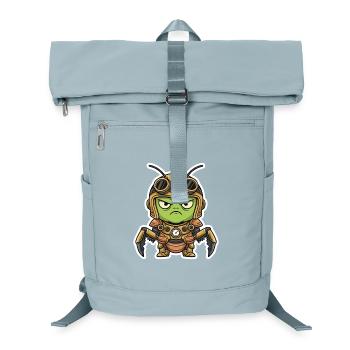 Criquet Ingénieur Steampunk Armure Laiton - Sac à dos ordinateur - bleu glacier - Devant