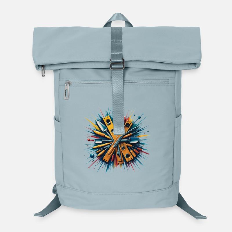 Baumauerwerkswerkzeuge Kunstdruck Laptop-Rucksack 