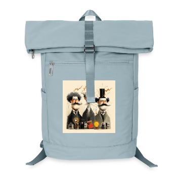 Zukunft erfinden - Laptop-Rucksack  - Eisblau - Vorne