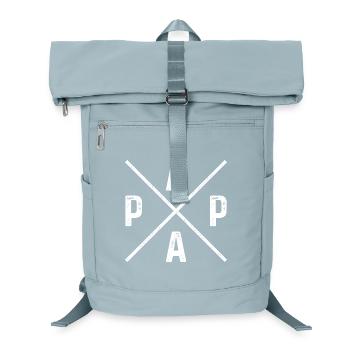 Papa Vater Kreuz Grunge Dad Vatertag 2026 Geschenk - Laptop-Rucksack  - Eisblau - Vorne