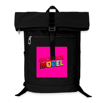 Modèle de sac à dos Texte néon - Sac à dos ordinateur - noir - Devant
