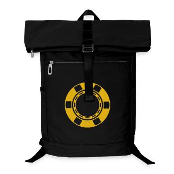 Casino coin - Laptop Backpack - black - Front