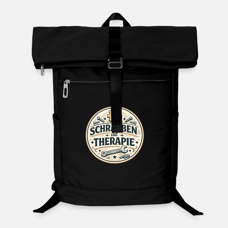 Schrauben ist Therapie Laptop-Rucksack 