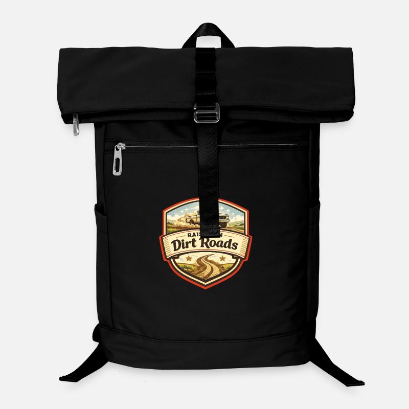 Aufgewachsen auf Dirt Roads Laptop-Rucksack 