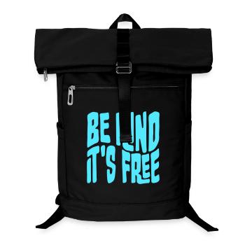 Be Kind It's Free Kindness Statement Saying - Laptop Backpack - black - Front