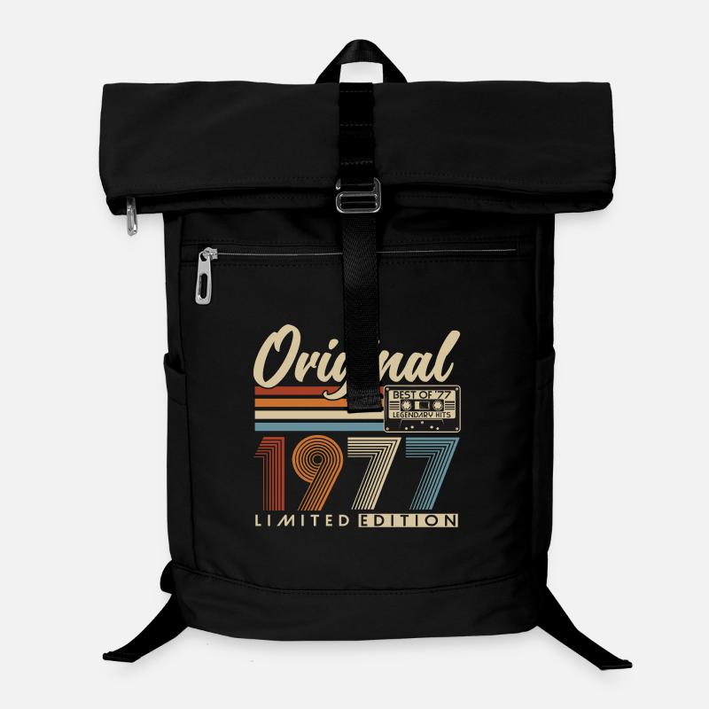 1977 Vintage Vintage Rétro Cadeau d’anniversaire Sac à dos ordinateur