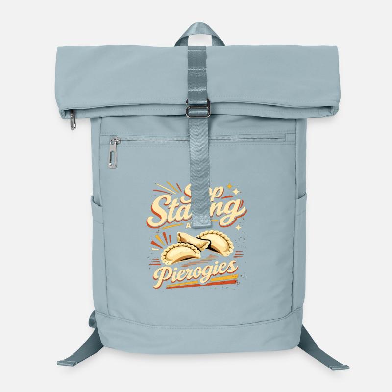 Stop Staring At My Pierogies - Retro Design Laptop-Rucksack 
