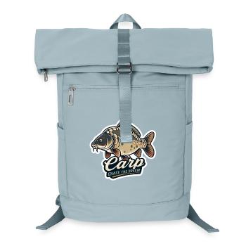 Carp Chase The Dream – Spiegel-Karpfenfischen-Design - Laptop-Rucksack  - Eisblau - Vorne