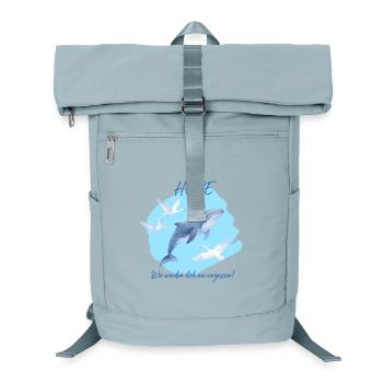 Andenken an den Buckelwal Hope/ Timmy #2 - Laptop-Rucksack  - Eisblau - Vorne