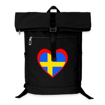 Sverige Hjärta – Kärlek till Sverige - Sac à dos ordinateur - noir - Devant