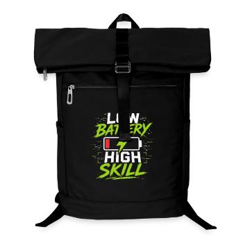 Niedrige Batterie Hohe Skill - Laptop-Rucksack  - Schwarz - Vorne
