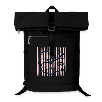 Crescent und du - Laptop-Rucksack  - Schwarz - Vorne